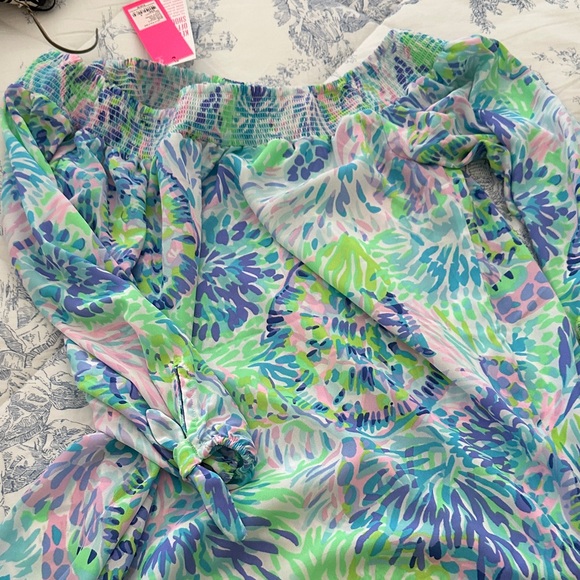 Lilly Pulitzer Multicolor Off-Shoulder Top - Picture 5 of 5